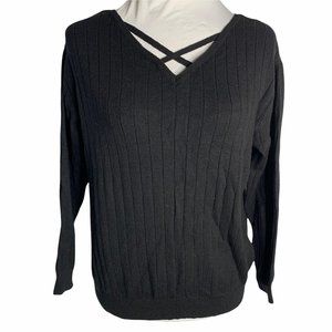 Japanese One Way Ribbed Knit Pullover Sweater 18PE